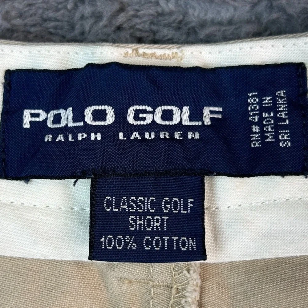 Polo Golf Ralph Lauren Golf Classic Fit Mens 42 Shorts Khaki Preppy Golf Summer‎